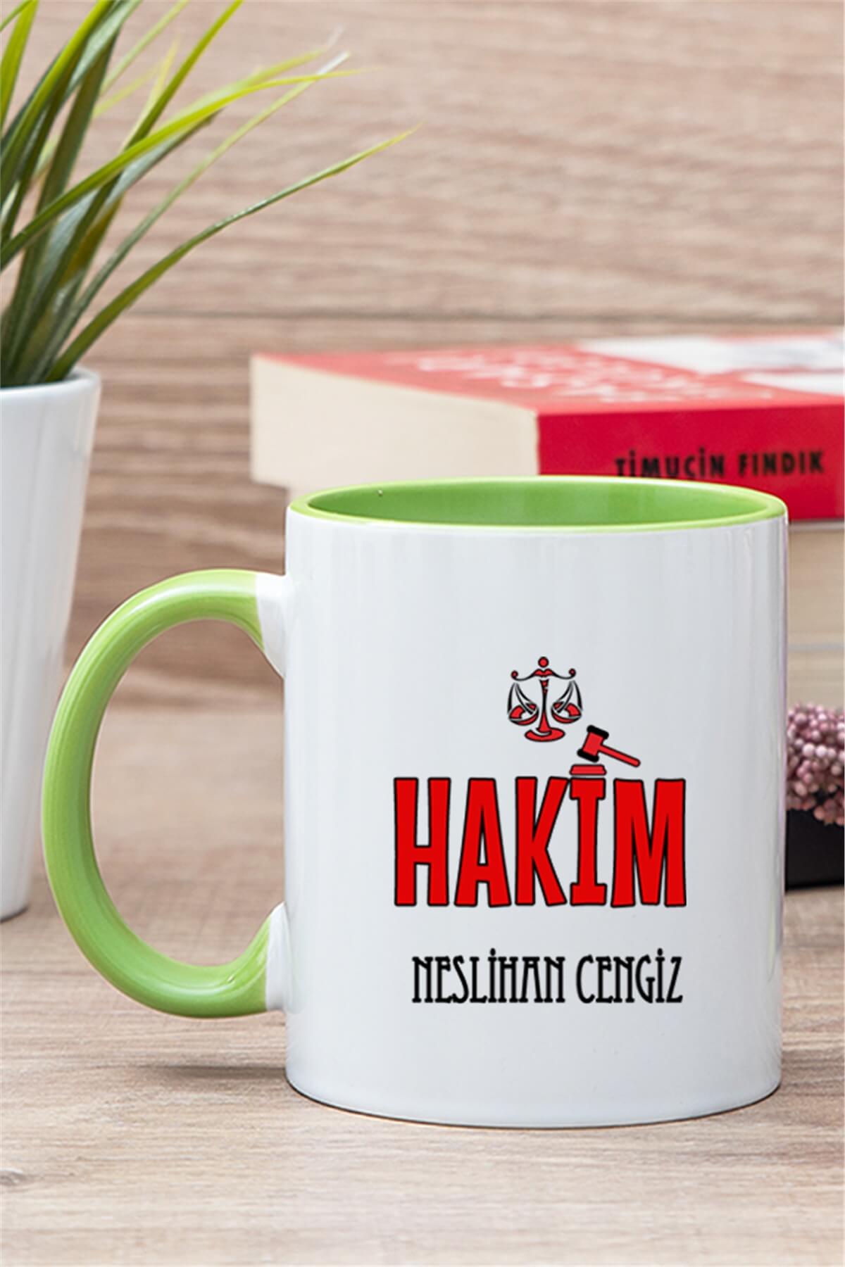 Hakim İçi Renkli Kupa Bardak