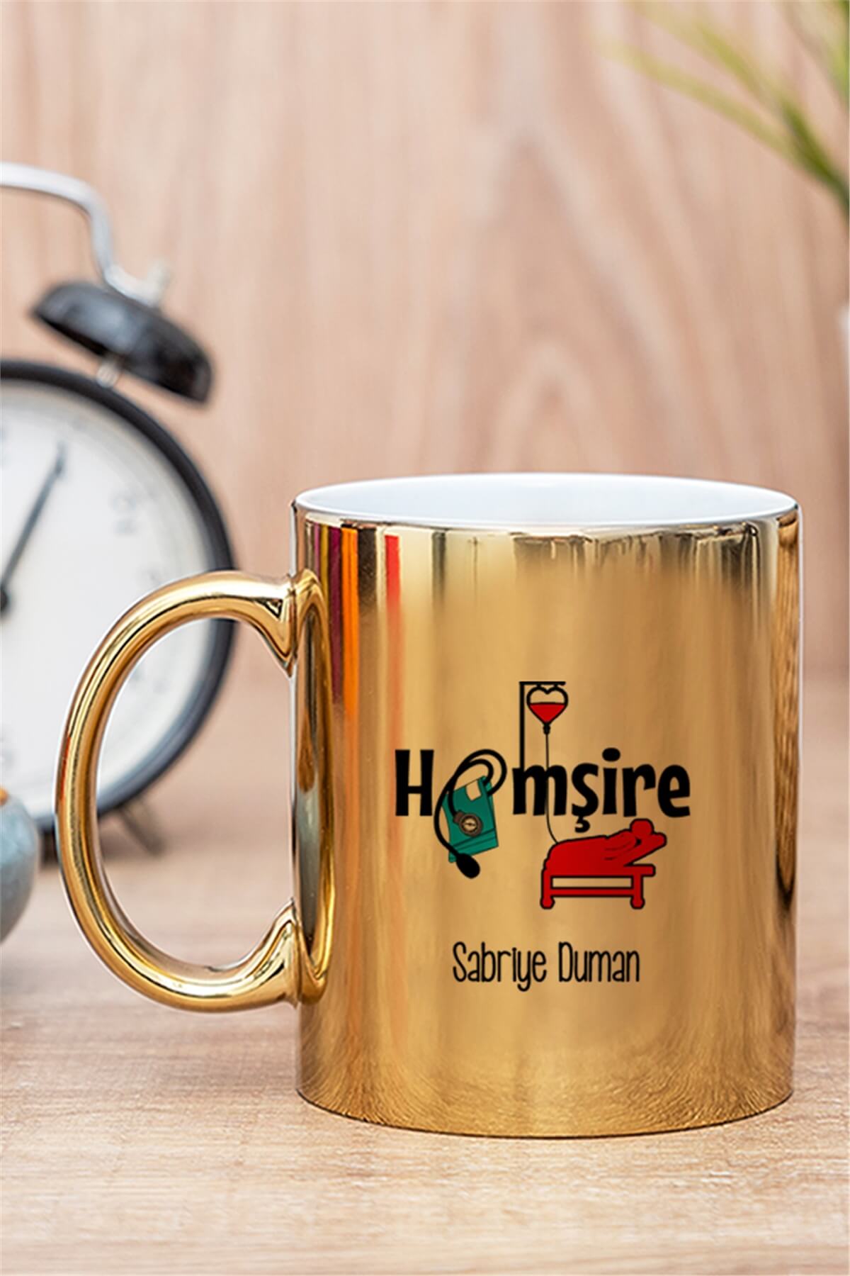Hemşire Gold - Silver Kupa Bardak