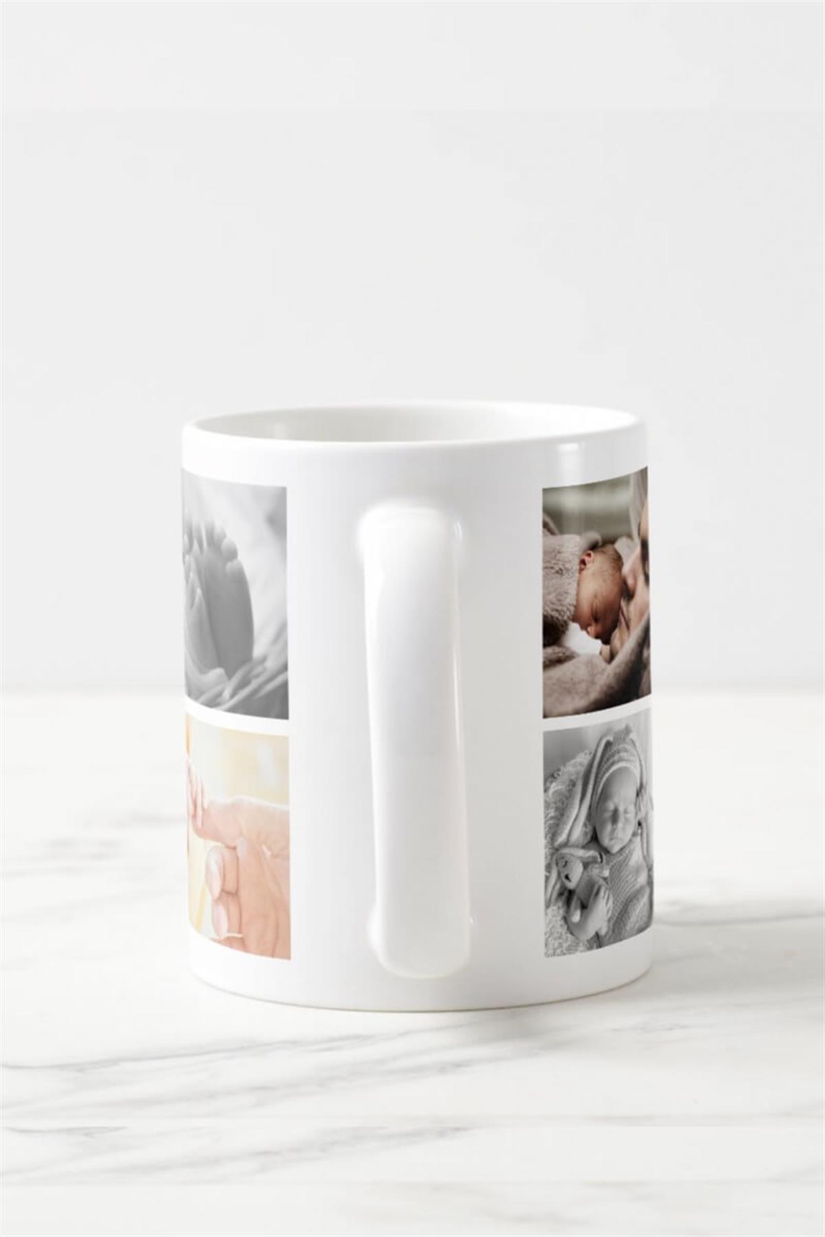 İlk Babalar Günü Hatırası 8 Fotoğraflı Kupa Bardak