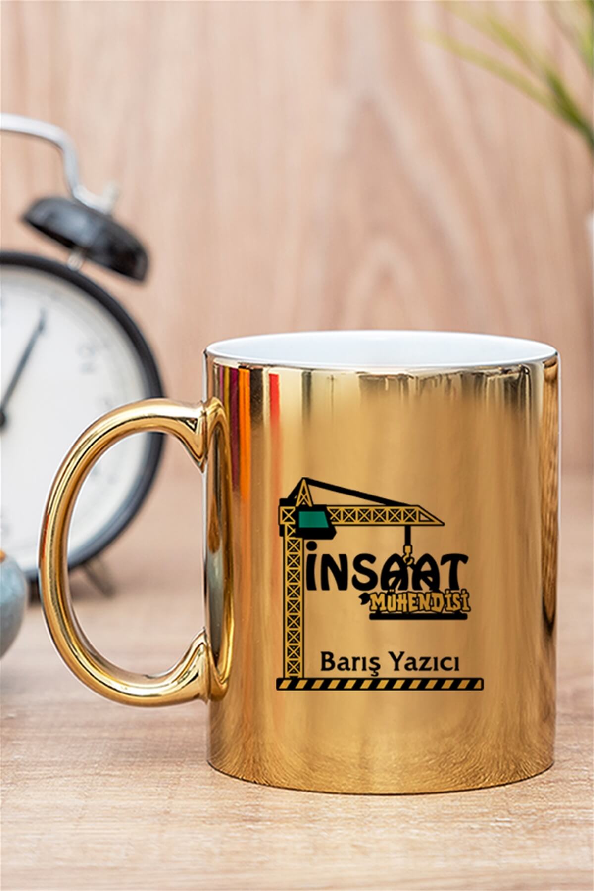 İnşaat Mühendisi Gold - Silver Kupa Bardak