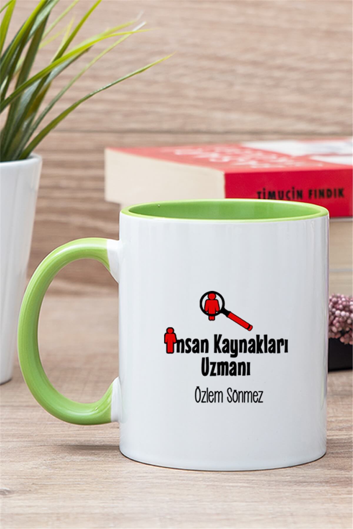 İnsan Kaynakları Uzmanı İçi Renkli Kupa Bardak