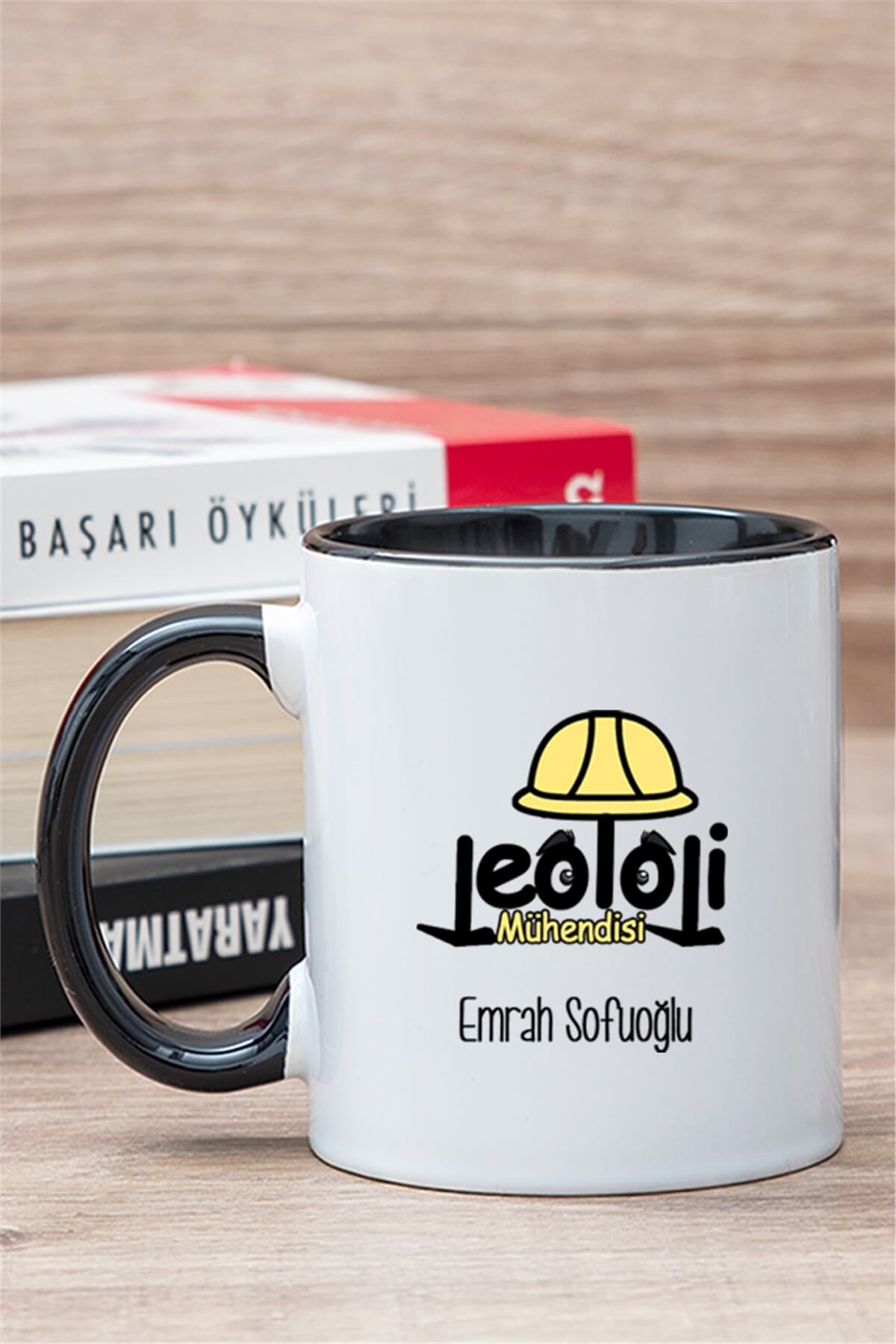 Jeoloji Mühendisi İçi Renkli Kupa Bardak