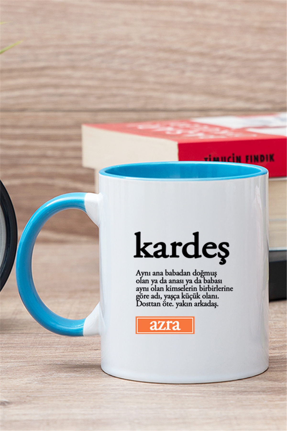 Kardeş Kelime Anlamı İçi Renkli Kupa Bardak