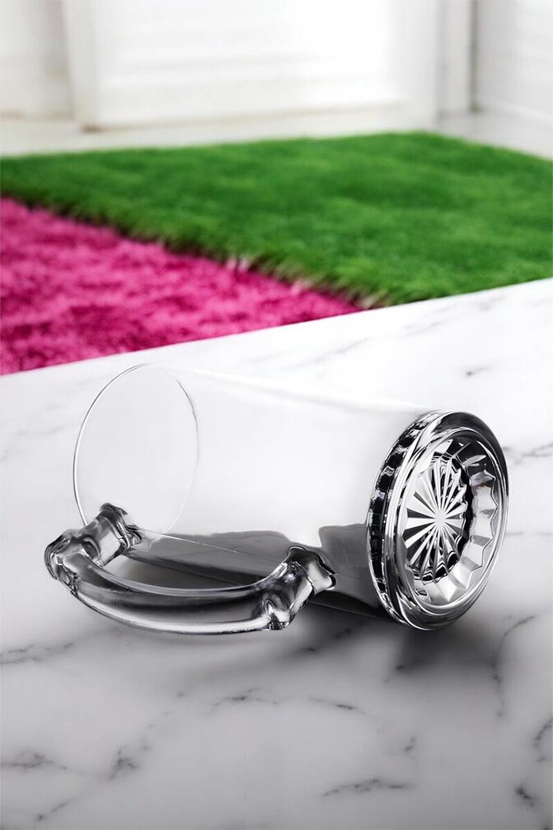 Kişiye Özel Baş Harf ve İsimli Cam Bira Bardağı