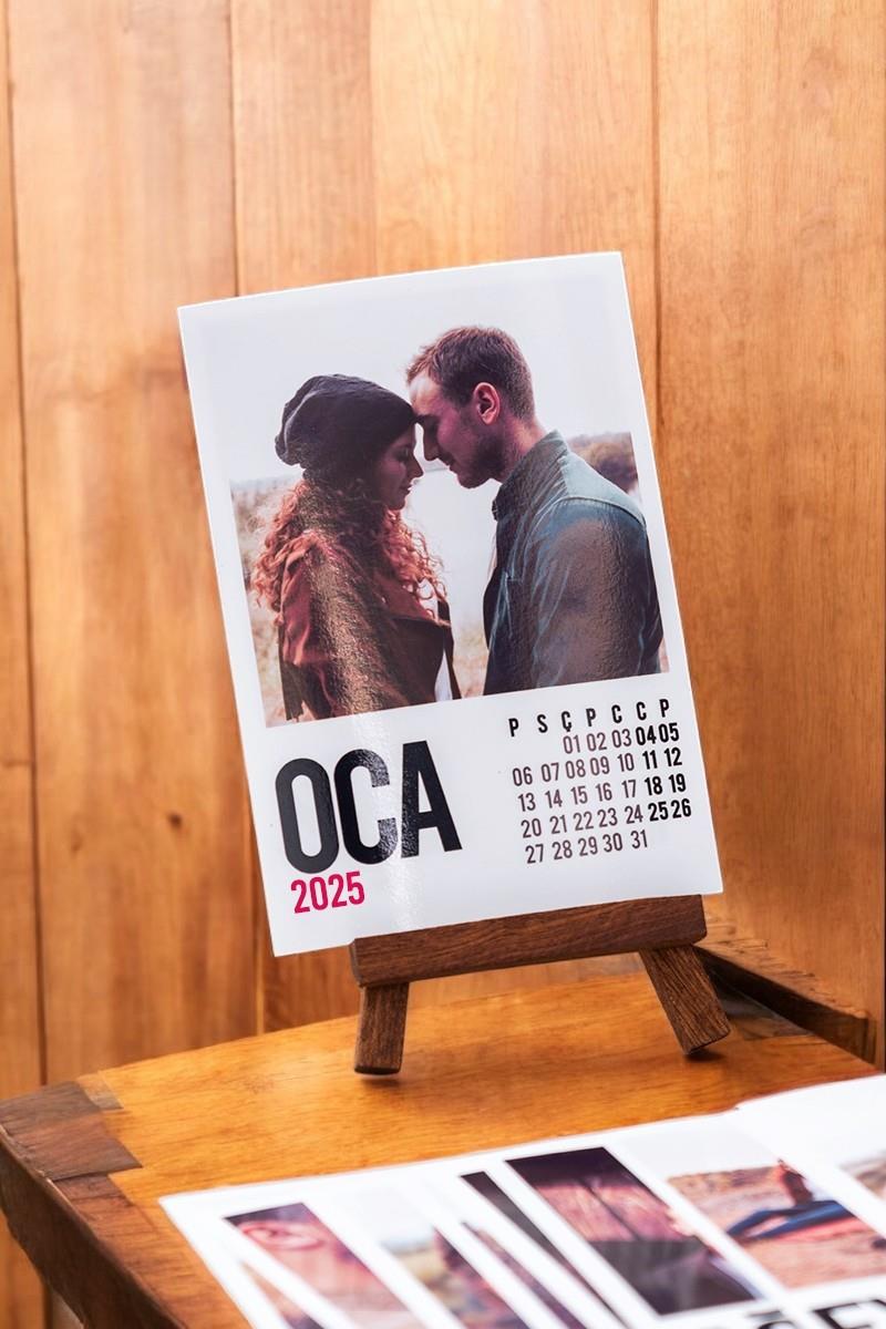 Kişiye Özel Fotoğraf Baskılı Masaüstü Takvim