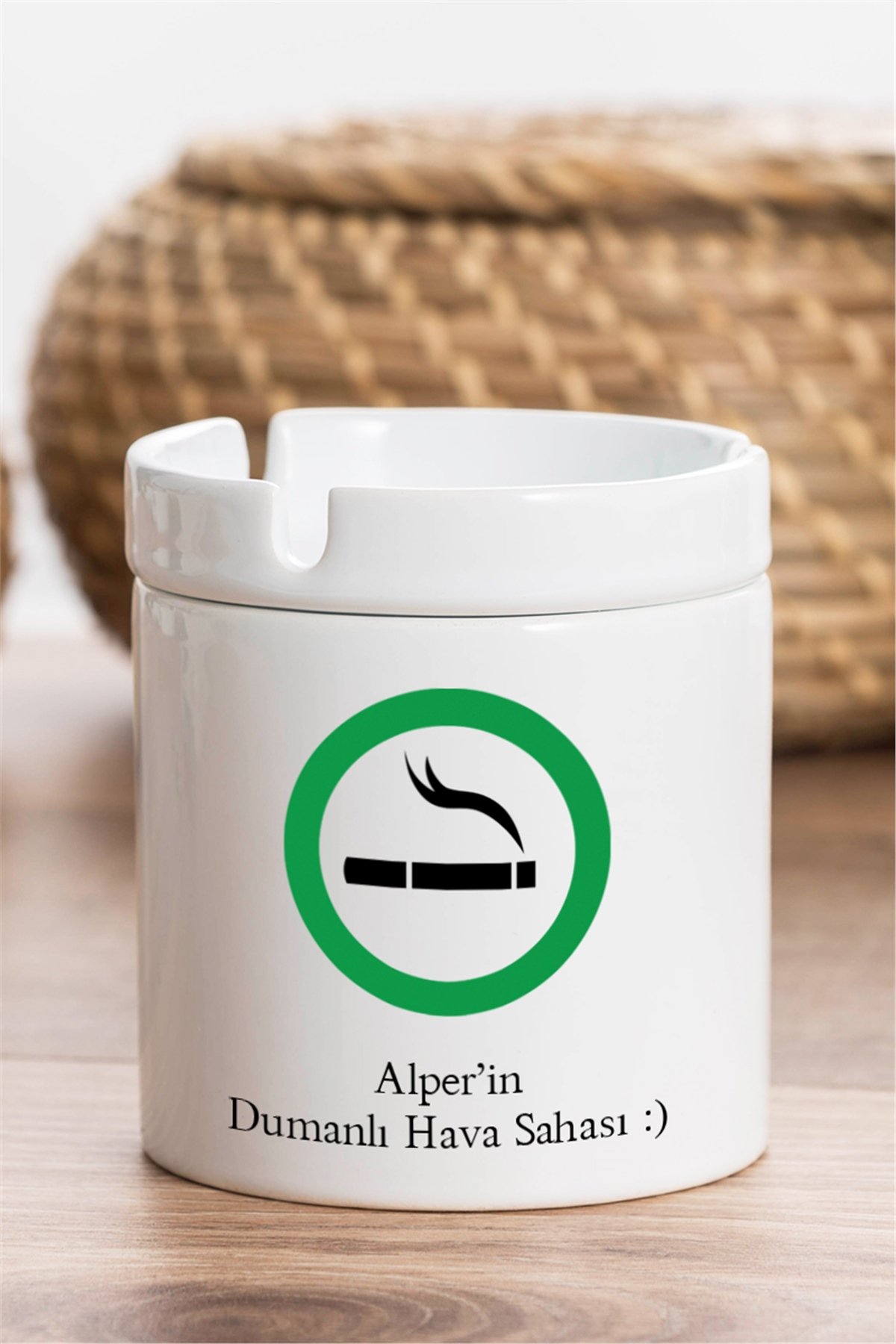 Kişiye Özel Hediye Kapaklı Küllük
