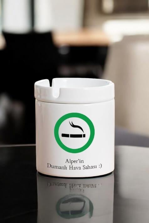 Kişiye Özel Hediye Kapaklı Küllük