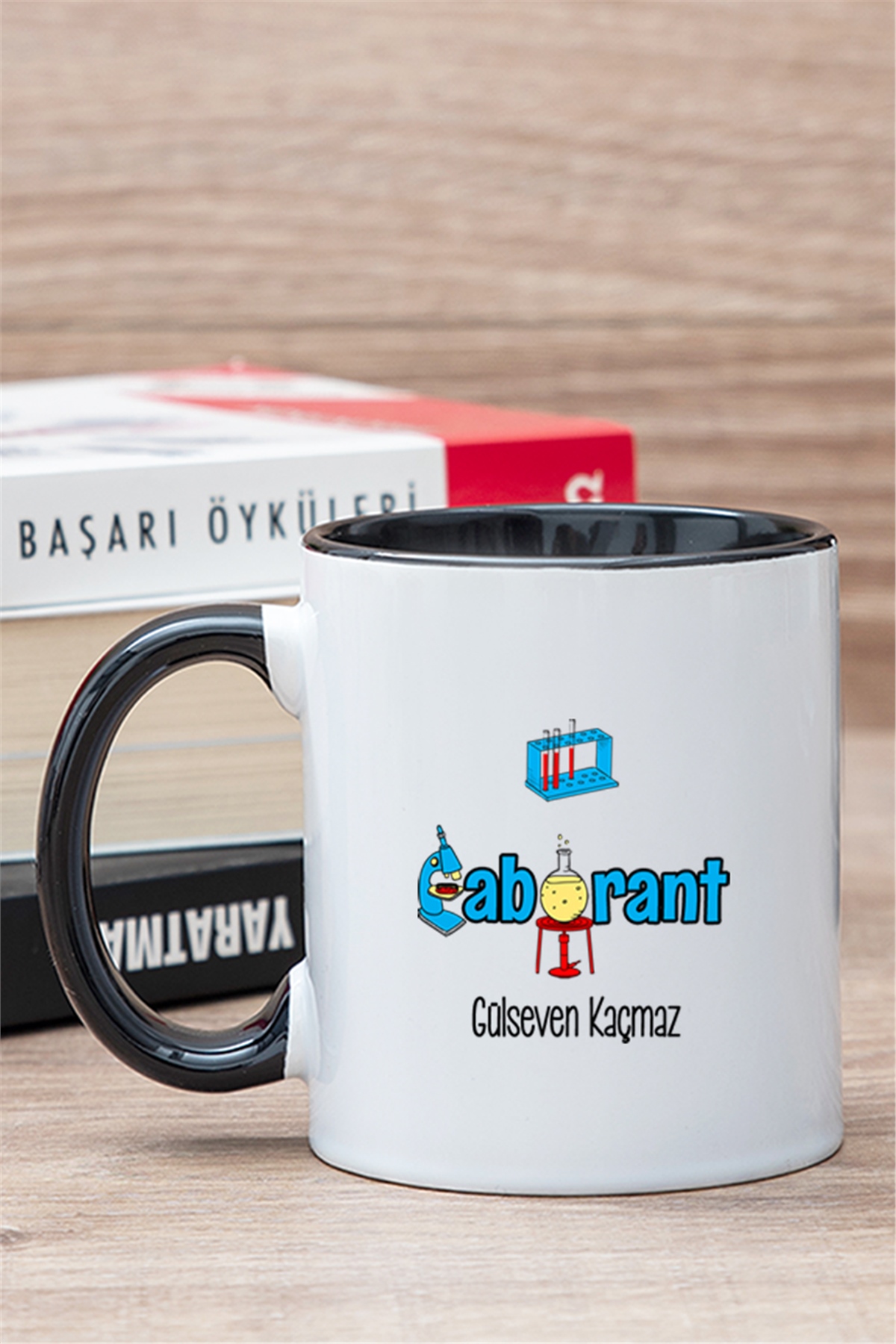 Laborant İçi Renkli Kupa Bardak