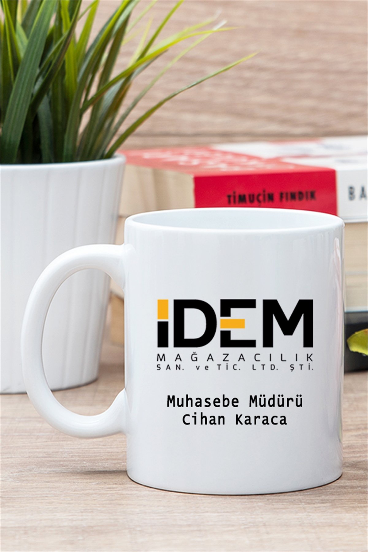 Logolu Beyaz Kupa Bardak