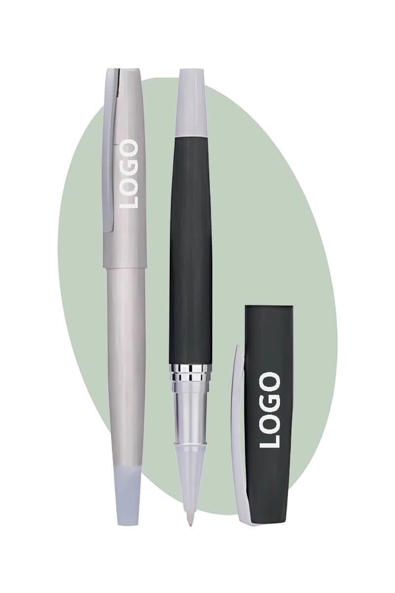 Lüks Metal Logo Baskılı Promosyon Roller Kalem 3441-Pİ