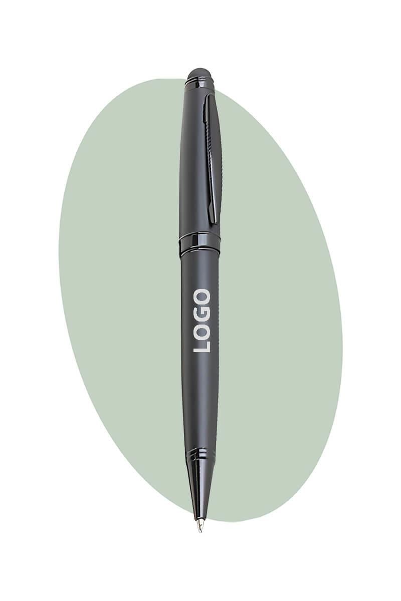 Lüks Siyah Promosyon Metal Roller Kalem 3341-Pİ