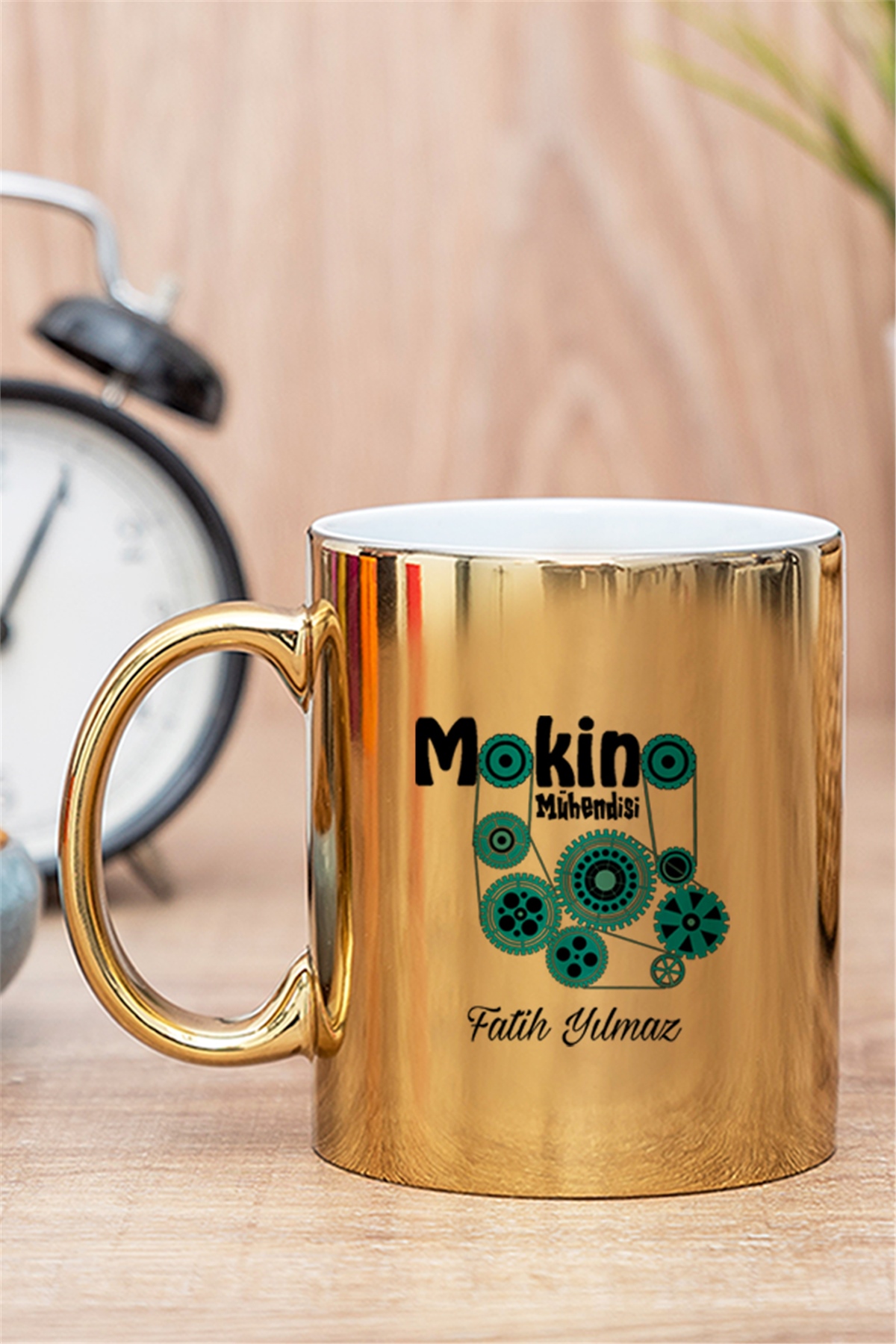 Makine Mühendisi Gold - Silver Kupa Bardak