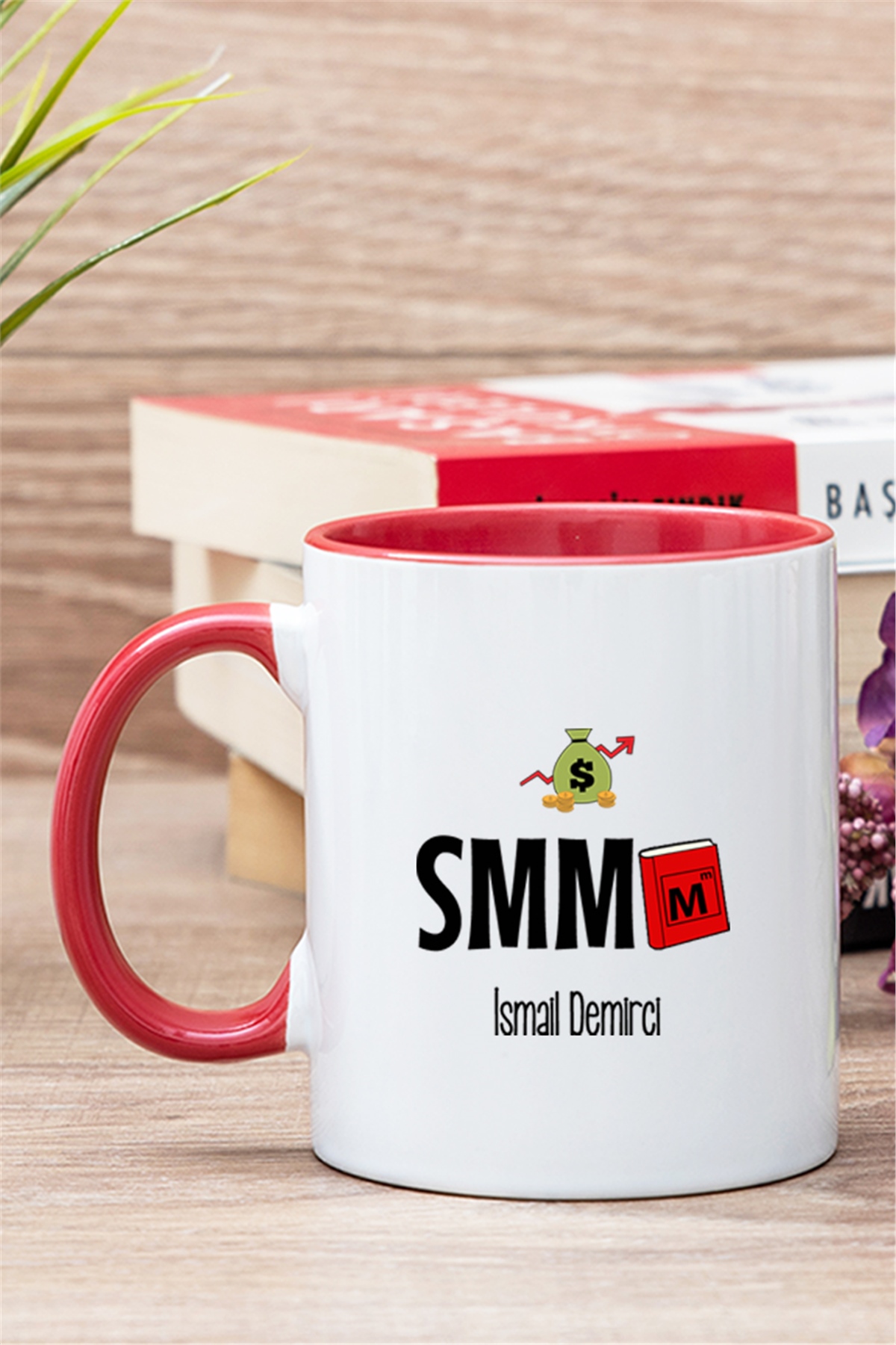 Mali Müşavir İçi Renkli Kupa Bardak