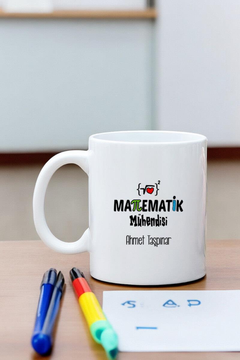 Matematik Mühendisine Hediye Beyaz Kupa Bardak