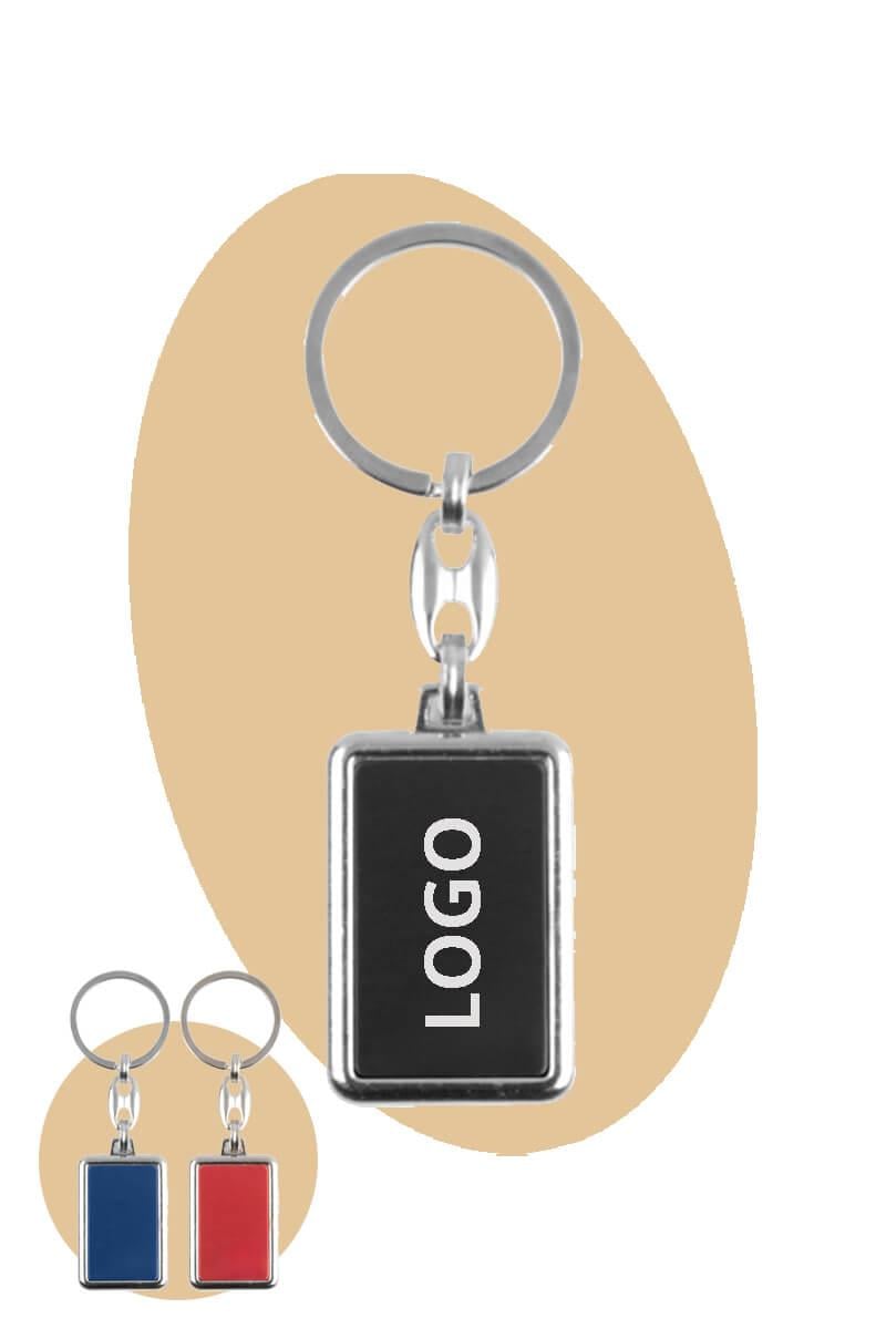 Metal Dikdörtgen Anahtarlık 0303-PETK