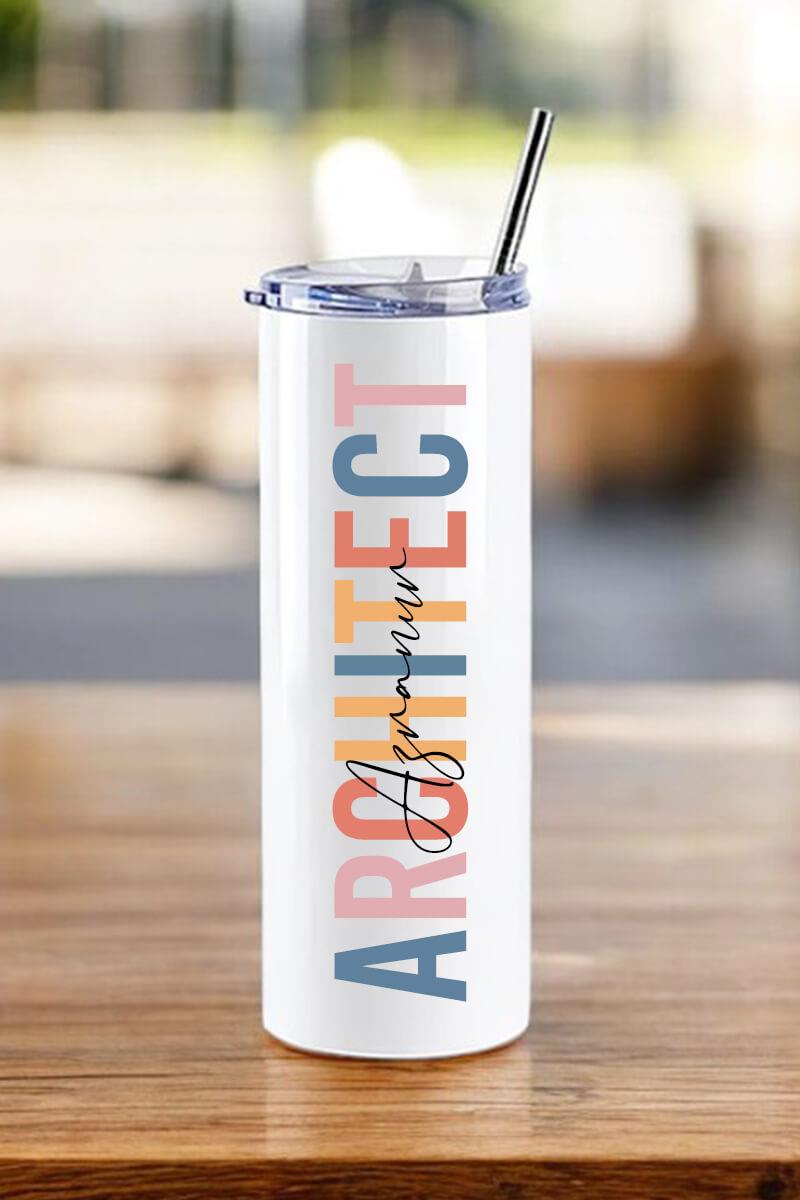 Mimara Hediye İsme Özel Çelik Pipetli Termos Bardak