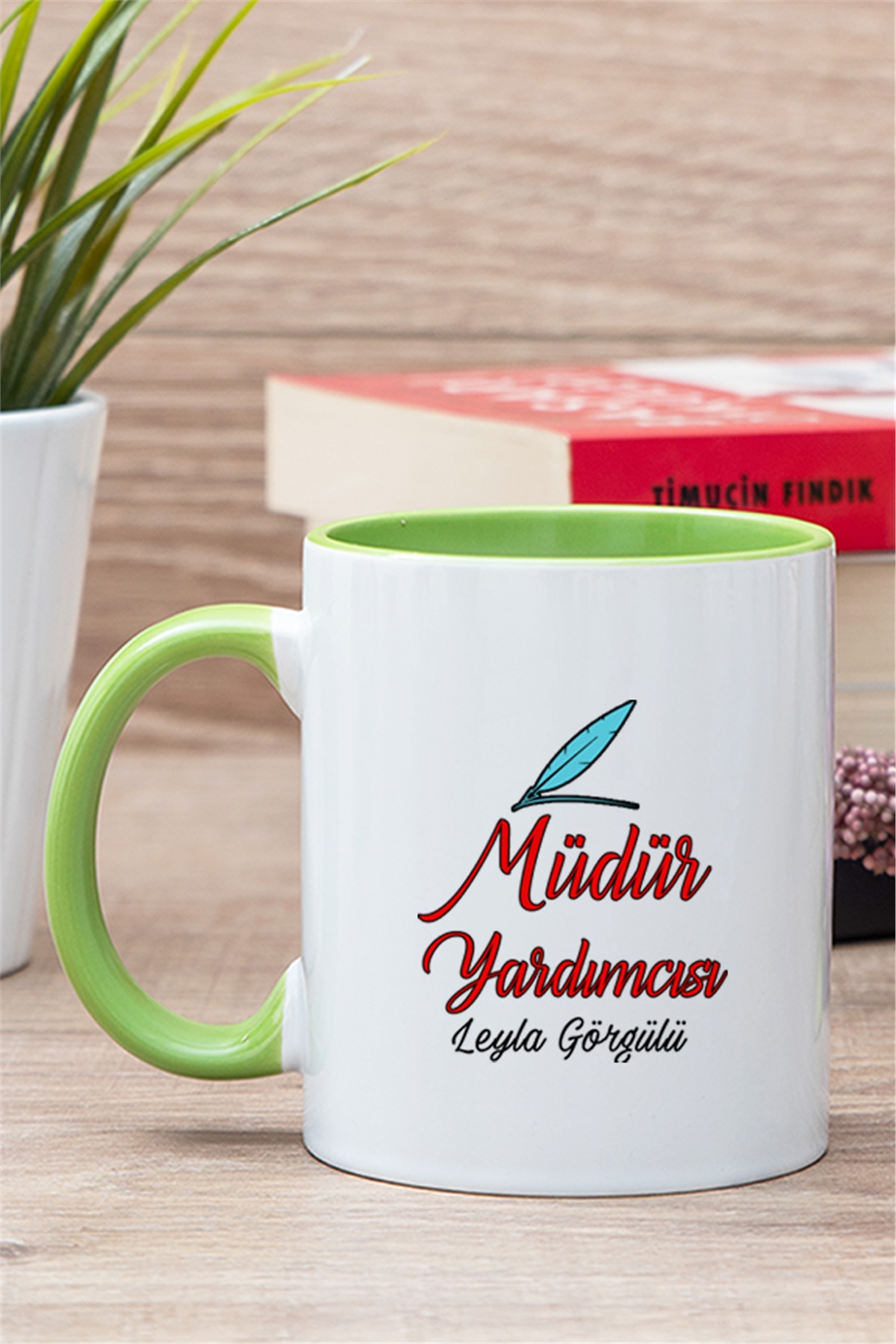 Müdür Yardımcısı İçi Renkli Kupa Bardak