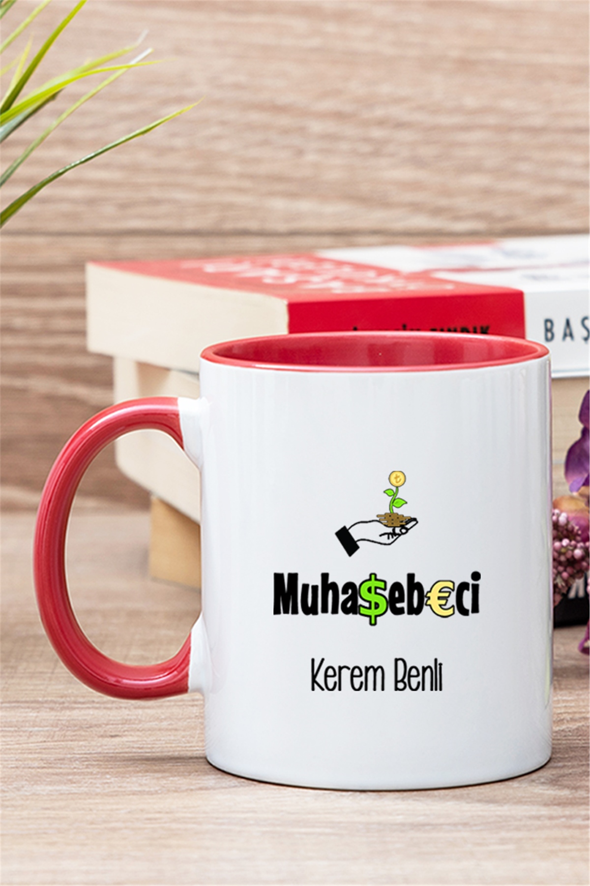 Muhasebeci İçi Renkli Kupa Bardak
