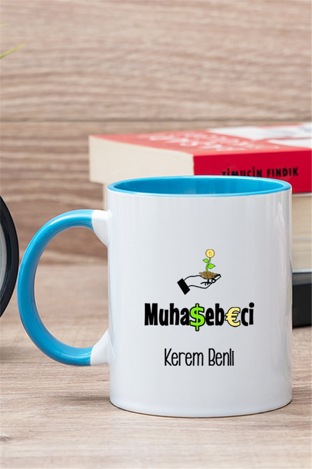 Muhasebeci İçi Renkli Kupa Bardak