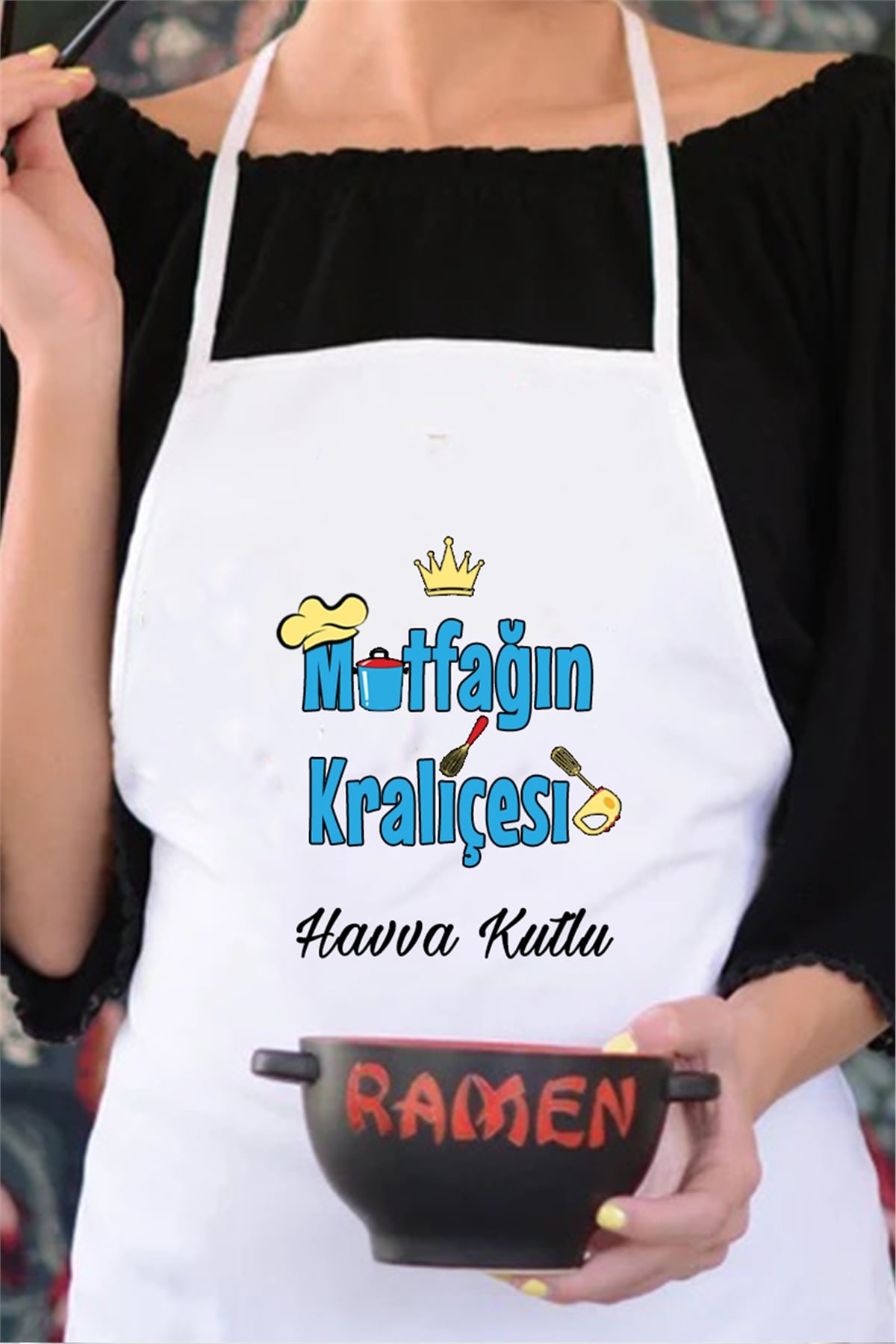 Anneler Günü Hediyesi Mutfağın Kraliçesi Mutfak Önlüğü
