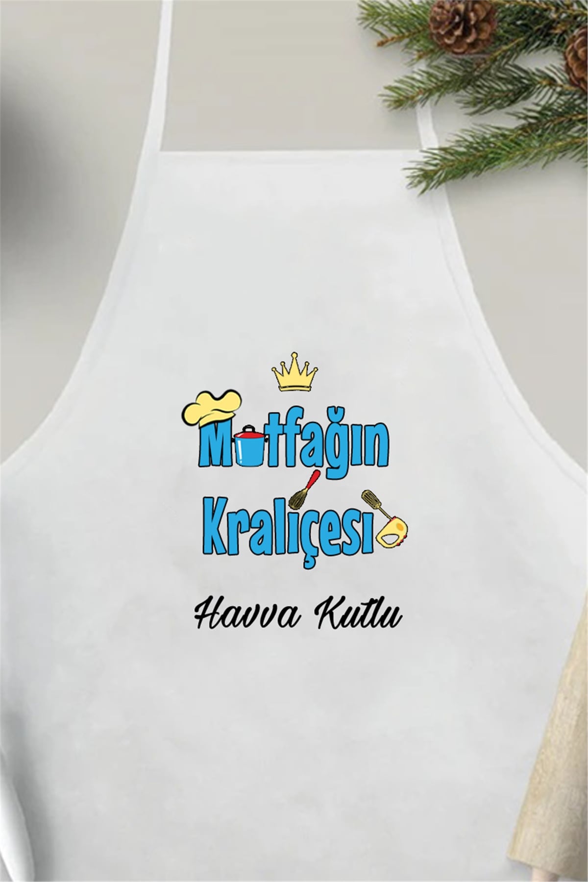 Anneler Günü Hediyesi Mutfağın Kraliçesi Mutfak Önlüğü
