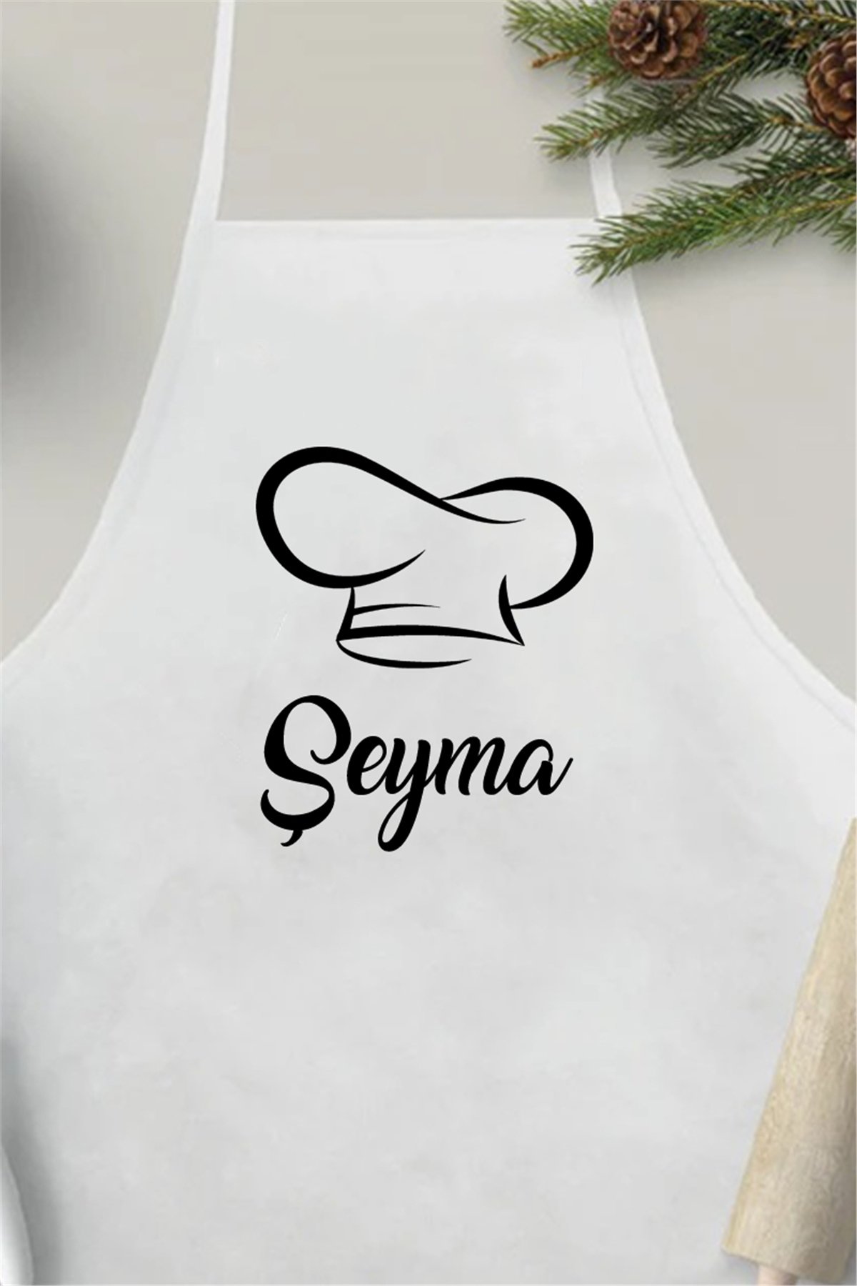 Mutfağın Şeflerine Özel İsimli Mutfak Önlüğü