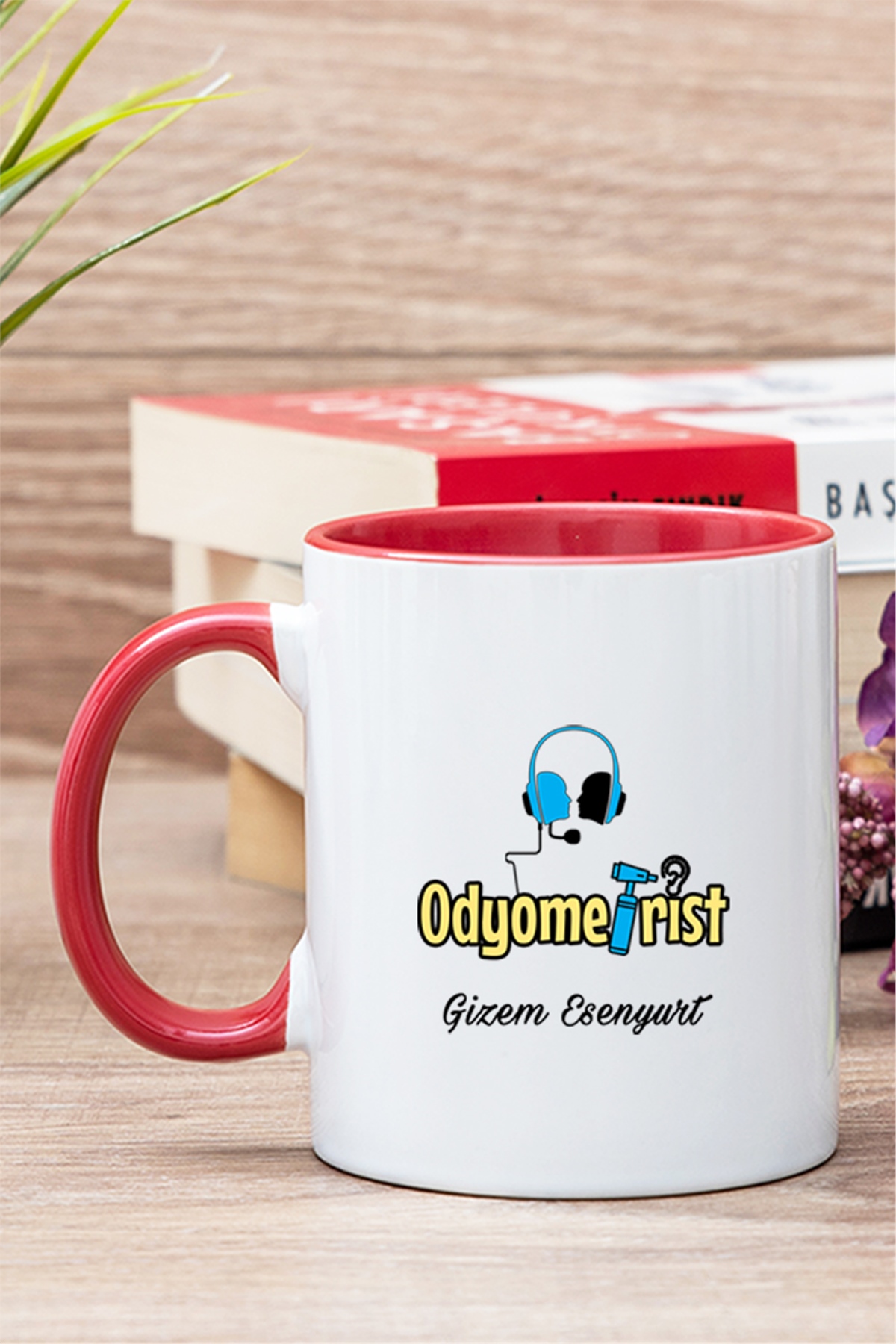 Odyometrist İçi Renkli Kupa Bardak