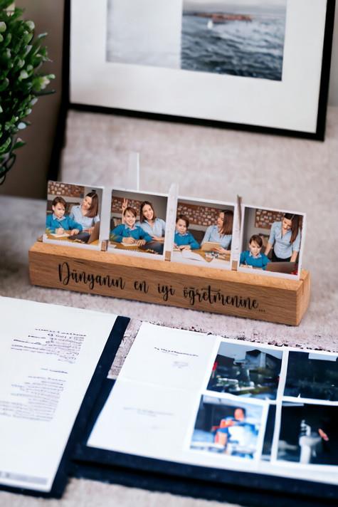 Öğretmene Manevi Hediye Masaüstü Ahşap Stand