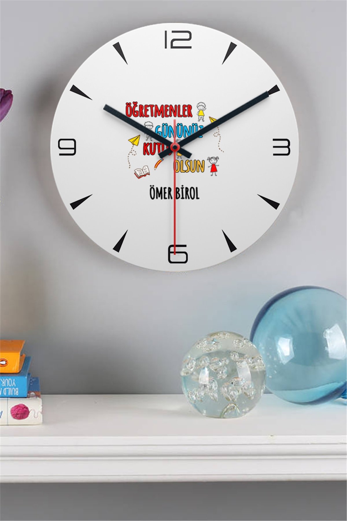 Kişiye Özel Öğretmenler Günü Hediyesi Duvar Saati