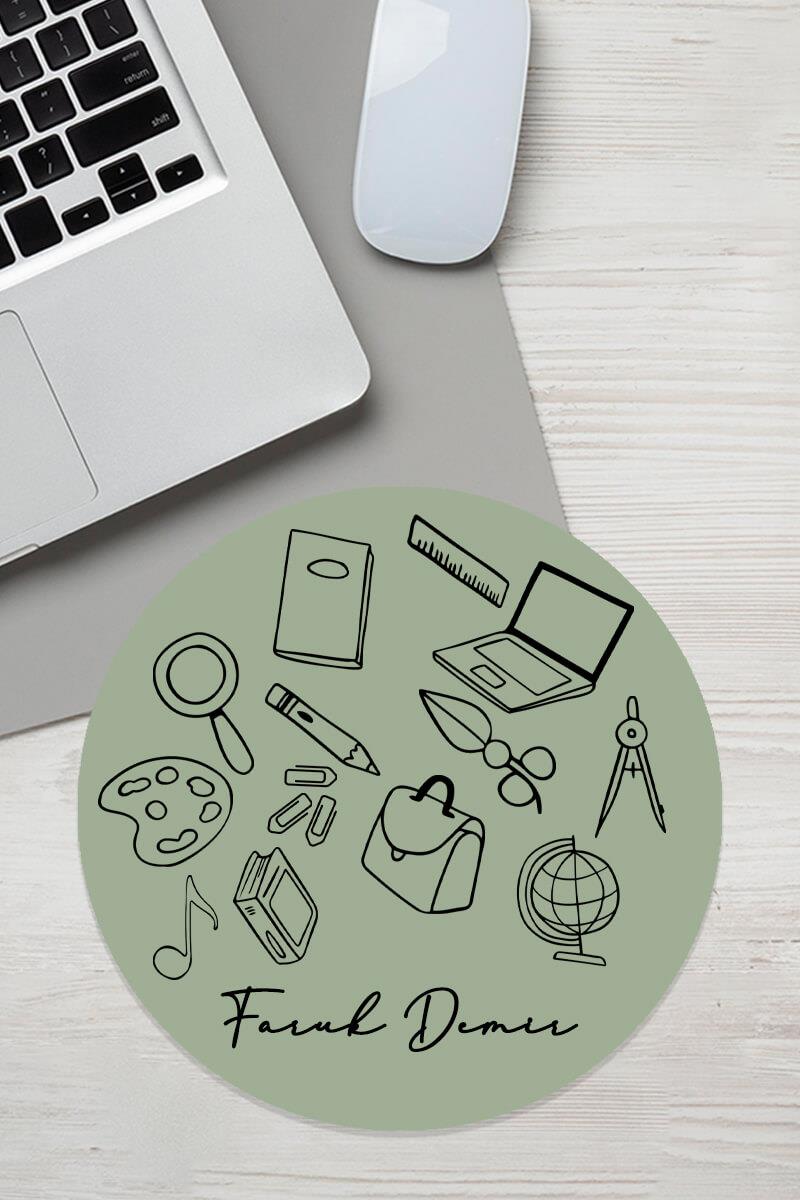 Öğretmenlere Hediye İsim Yazılı Mouse Pad
