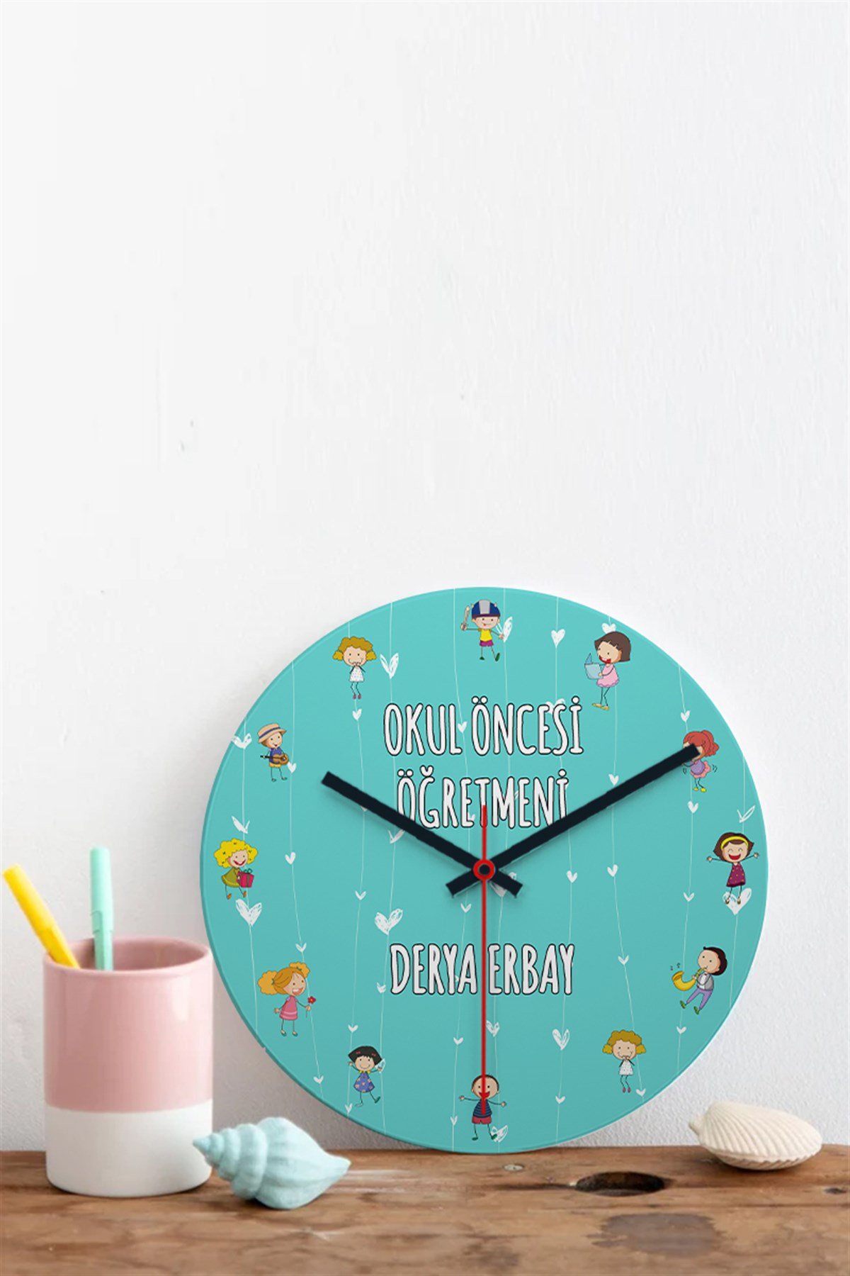 Okul Öncesi Öğretmenine Hediye Duvar Saati