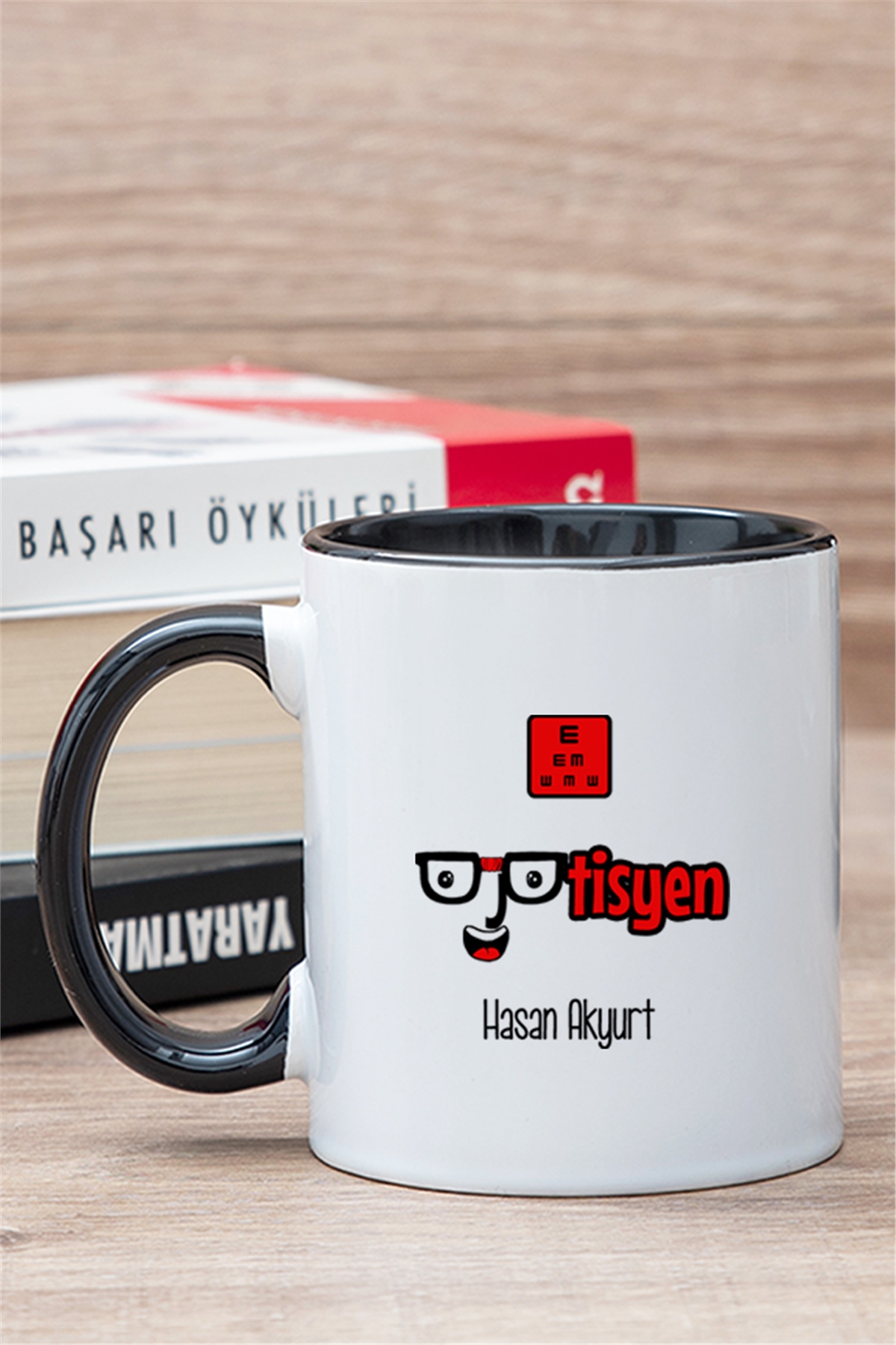 Optisyen İçi Renkli Kupa Bardak