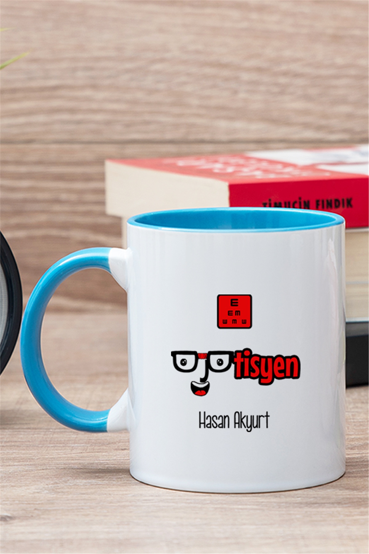 Optisyen İçi Renkli Kupa Bardak