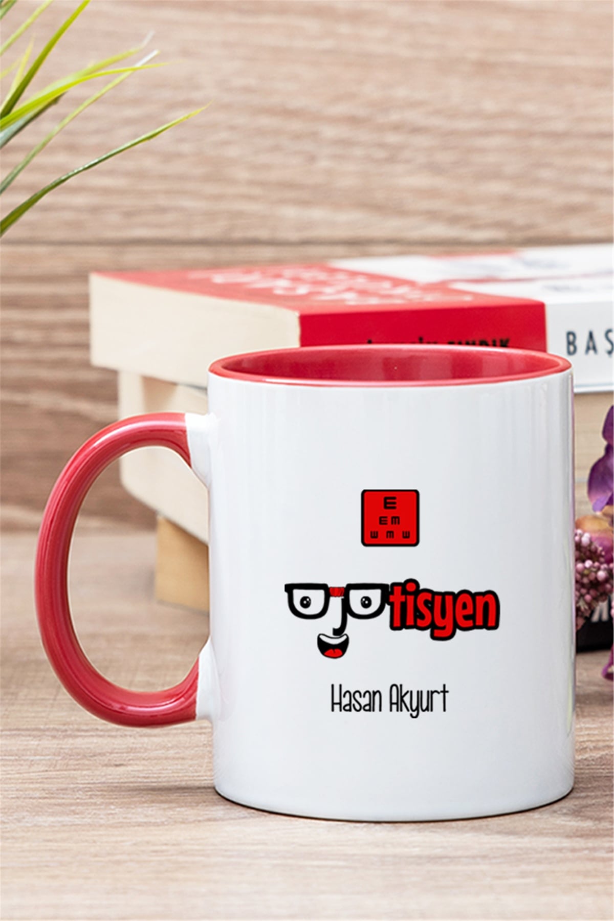 Optisyen İçi Renkli Kupa Bardak