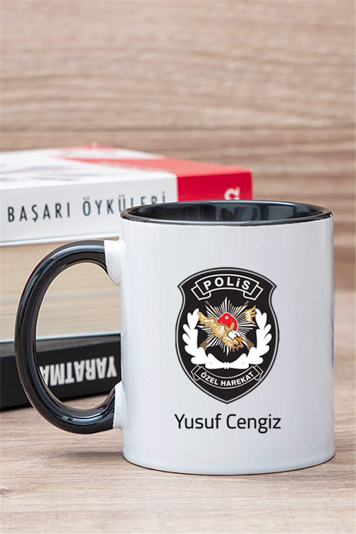 Özel Harekat Polisi İçi Renkli Kupa Bardak