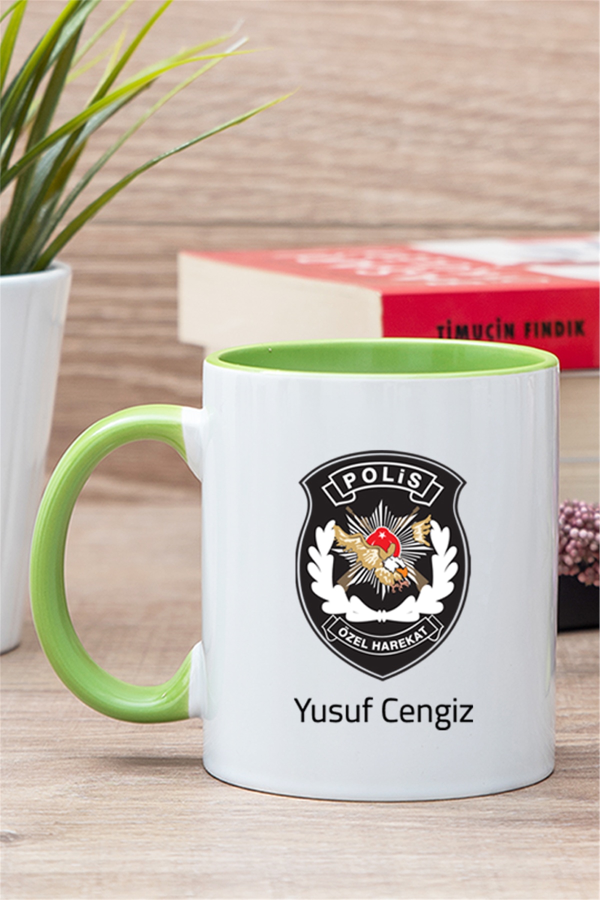 Özel Harekat Polisi İçi Renkli Kupa Bardak