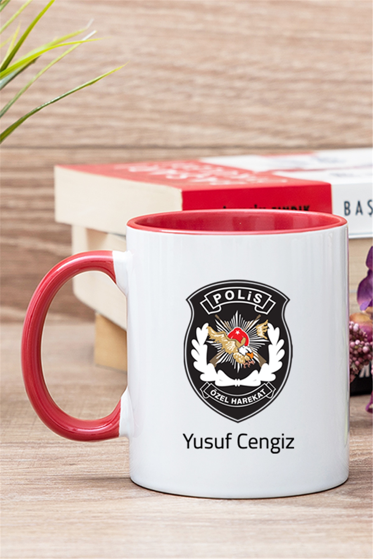 Özel Harekat Polisi İçi Renkli Kupa Bardak