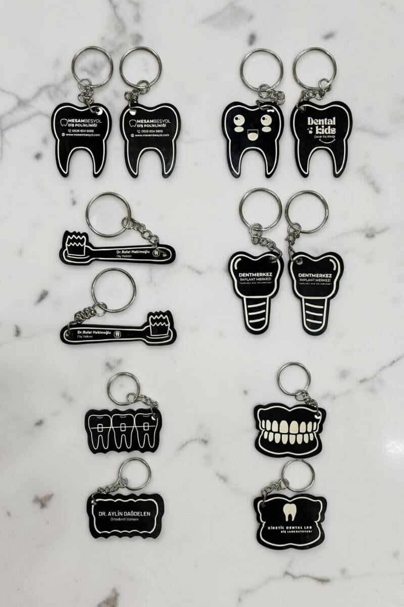 Özel Kesim Anahtarlıklar - Dental Sektöre Özel