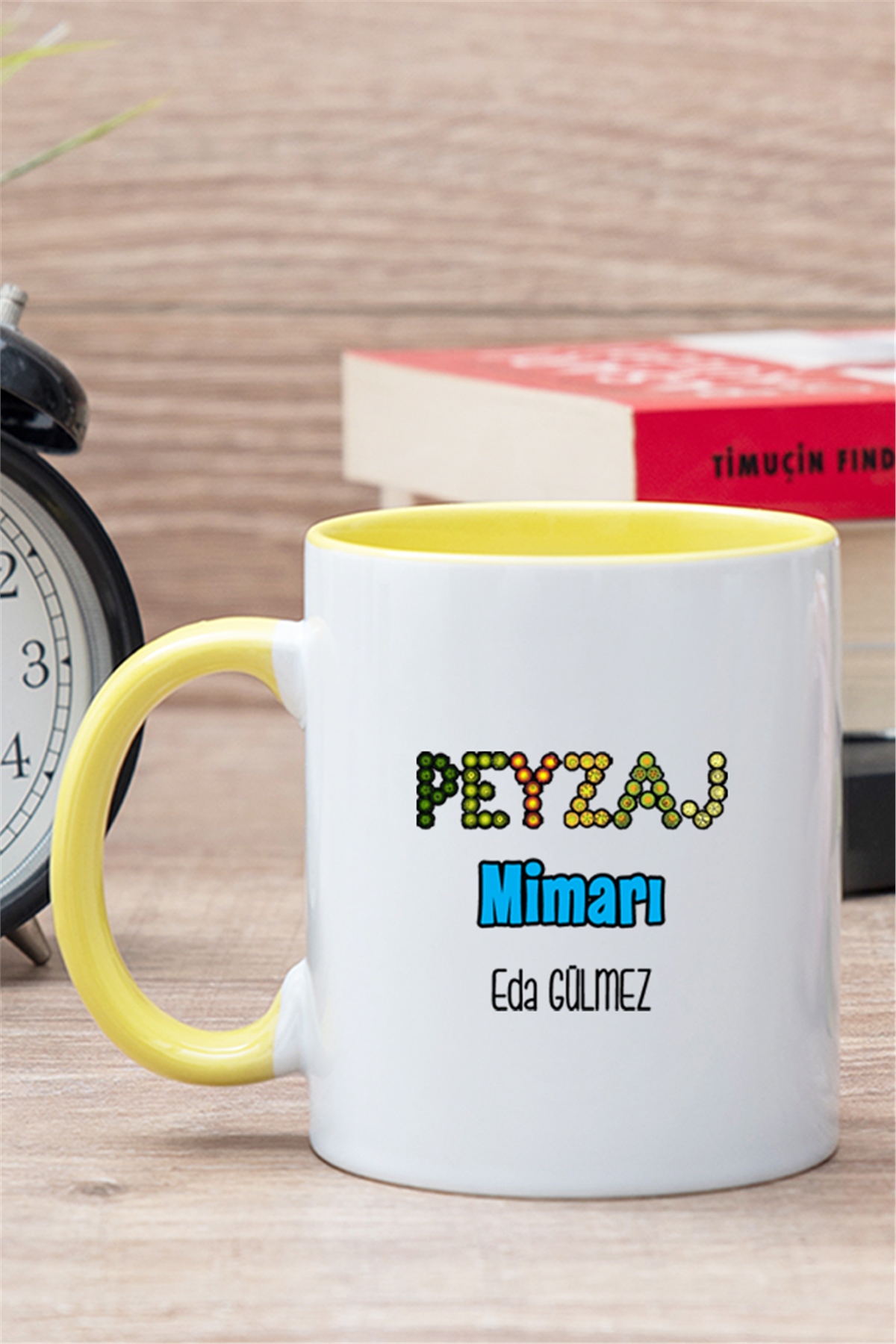 Peyzaj Mimarı İçi Renkli Kupa Bardak