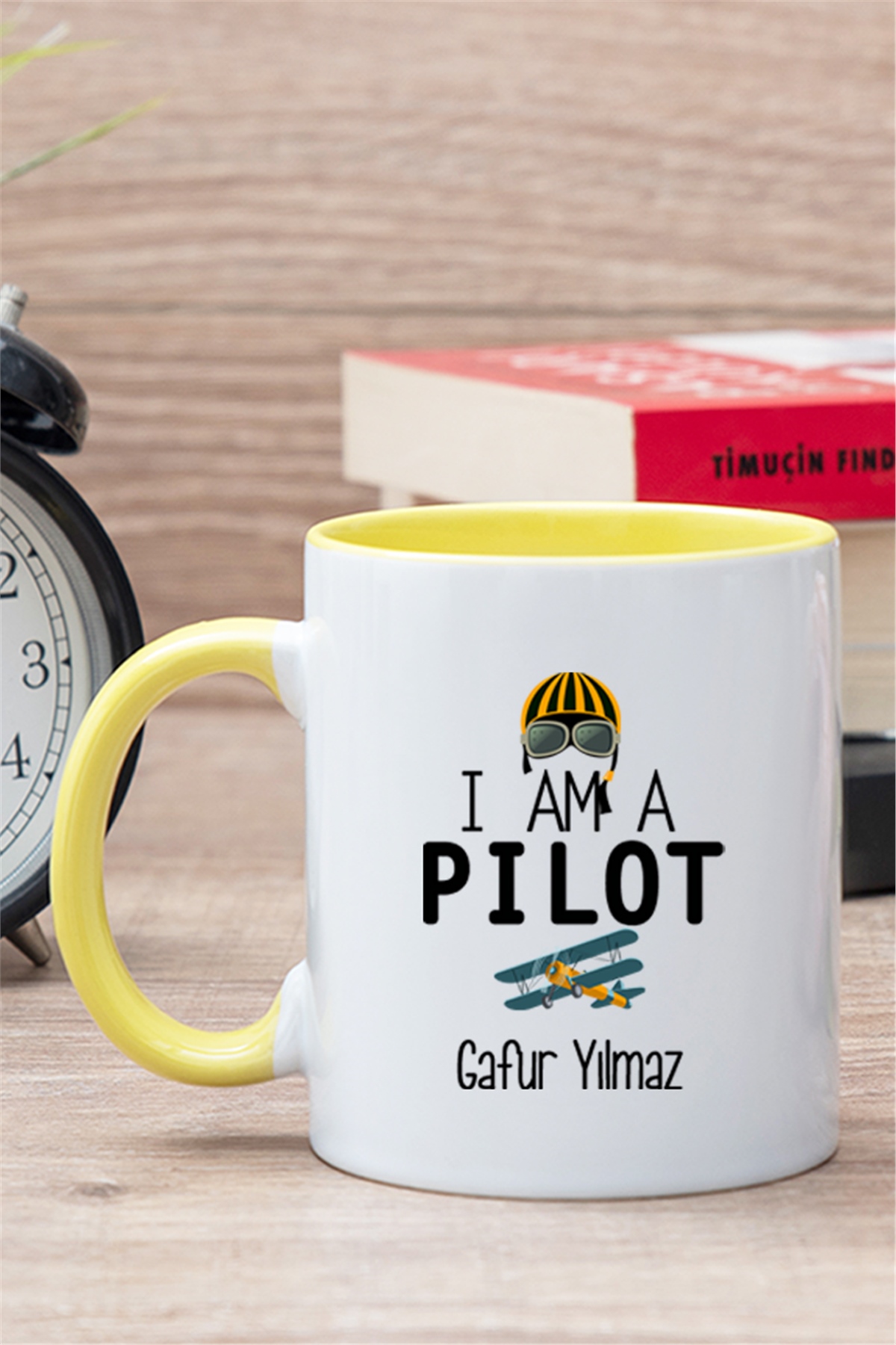 Pilot İçi Renkli Kupa Bardak