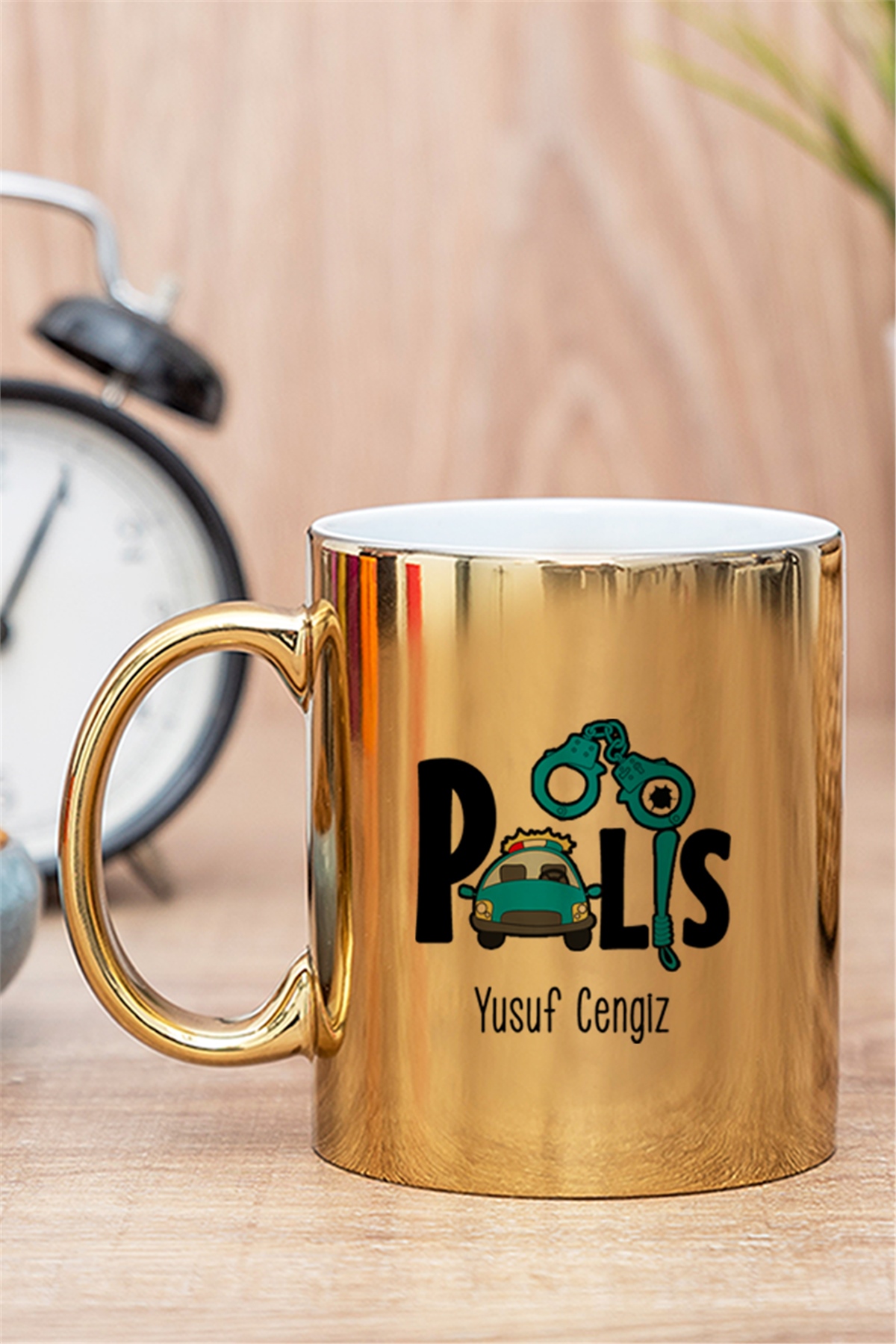 Polis Gold - Silver Kupa Bardak