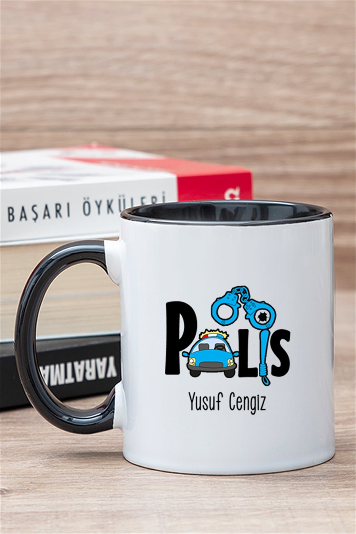 Polis İçi Renkli Kupa Bardak