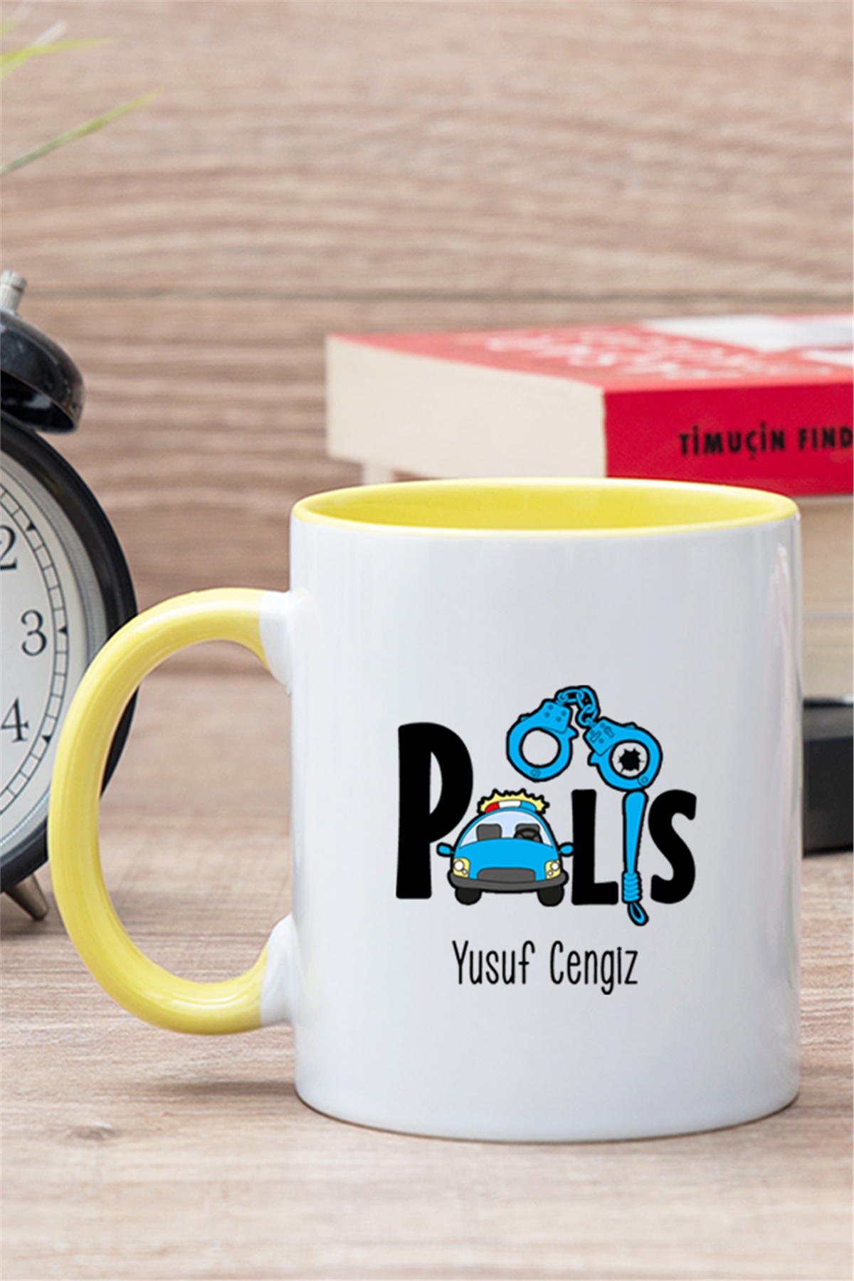 Polis İçi Renkli Kupa Bardak