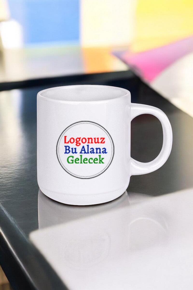 Porselen Logo Baskılı BELLA Promosyon Kupa Bardak