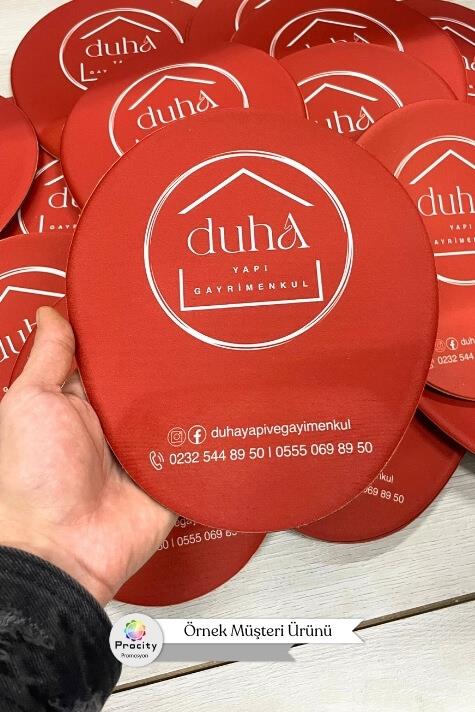 Promosyon Bilek Destekli Oval Mouse Pad
