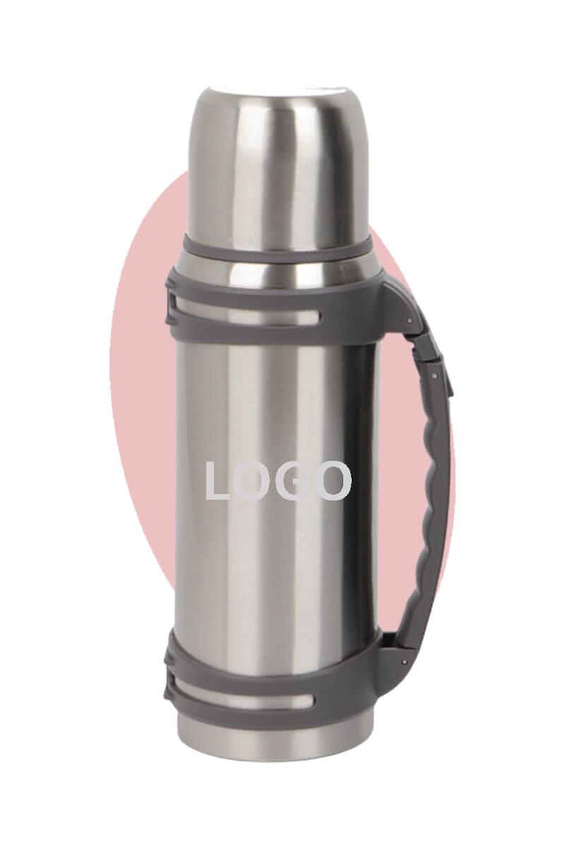 Promosyon Çelik 1300ml Logolu Bardak Kapaklı Termos 7553-PETK