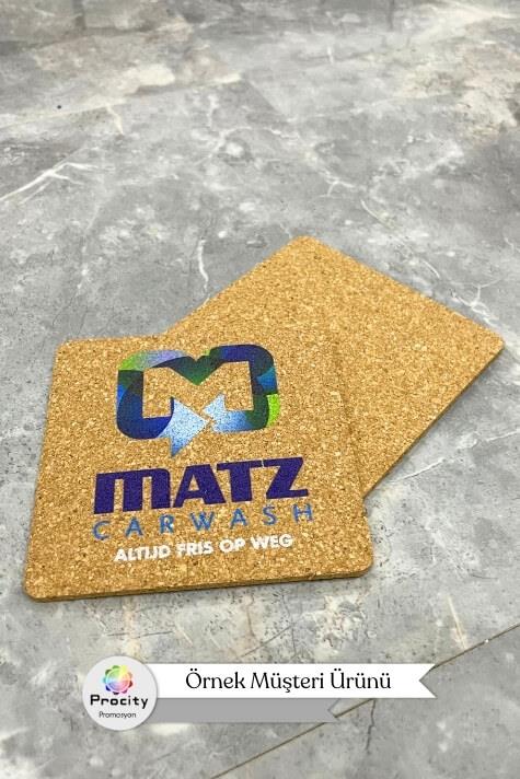 Promosyon Doğal Mantar Bardak Altlığı