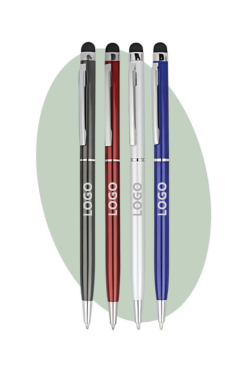 Promosyon Dokunmatik Ekran Kalemi Özellikli Tükenmez Kalem 0821-M-Pİ