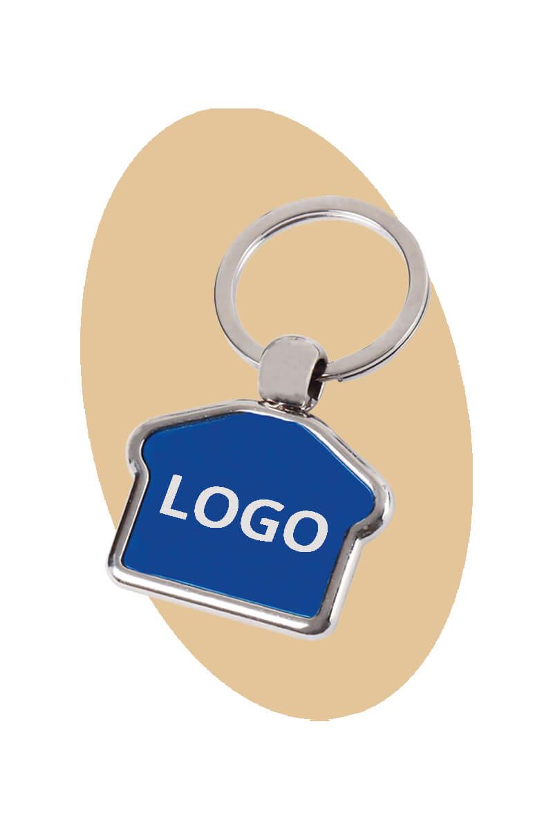 Promosyon Ev Şeklinde Metal Anahtarlık 0903-PETK