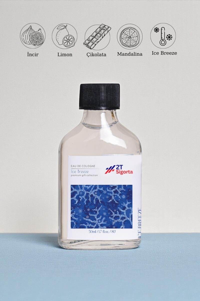 Promosyon Kolonya 50ml Cam Şişe KOL-50-EGR-STC